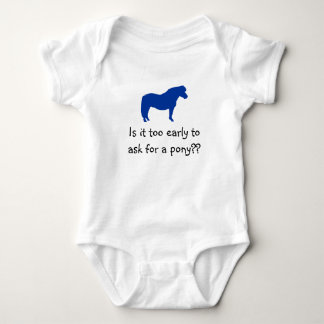 Baby will Pony Strampler