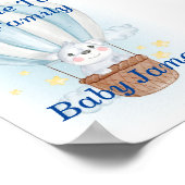 Baby Willkommen in der Familie Poster (Ecke)