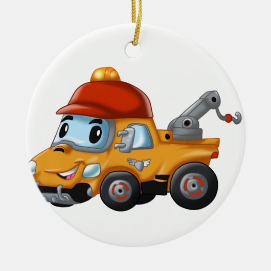 Baby-Winde-LKW für Kinder Keramik Ornament (Vorne)