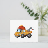 Baby-Winde-LKW für Kinder Postkarte (Stehend Vorderseite)