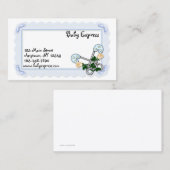 Baby-Windel-Button-Geschäfts-Karte Visitenkarte (Vorne/Hinten)