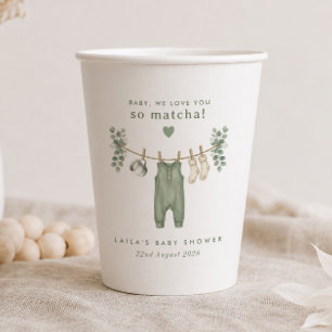 Baby, wir lieben dich so sehr Matcha! Pappbecher
