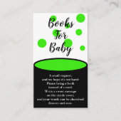 Baby wird Baby-Duschbücher für Baby zubereiten Begleitkarte (Vorderseite)