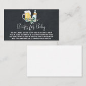 Baby wird Baby-Duschbücher für Baby zubereiten Visitenkarte (Vorne/Hinten)