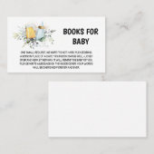 Baby wird Baby-Duschbücher für Baby zubereiten Visitenkarte (Vorne/Hinten)