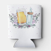 Baby wird Baby Shower Cheer Beer Bottle Dosenkühler (Rückseite)