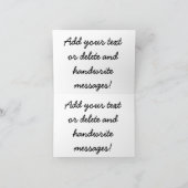 Baby wird Babydusche brauen Dankeskarte (Innenseite)