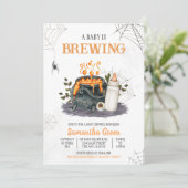 Baby wird Babydusche Einladung (Stehend Vorderseite)