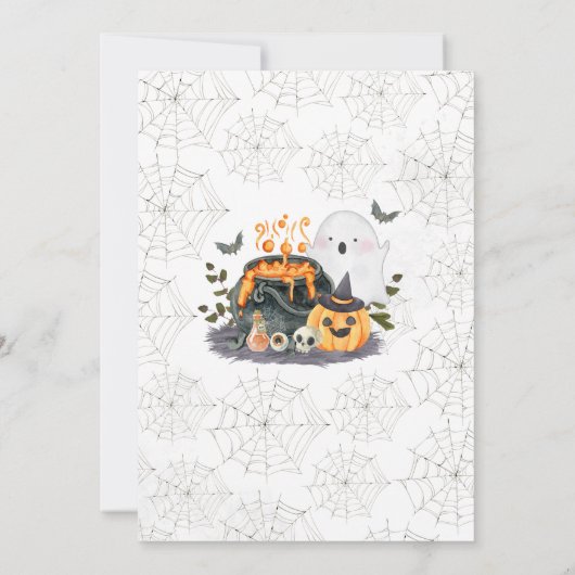 Baby wird Babydusche Einladung (Rückseite)