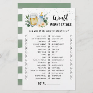 Baby wird brauen Mommy eher Spiel Grün