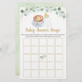 Baby wird Coffee Baby Shower Bingo Game (Vorne/Hinten)