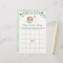 Baby wird Coffee Baby Shower Bingo Game