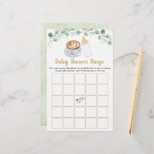 Baby wird Coffee Baby Shower Bingo Game