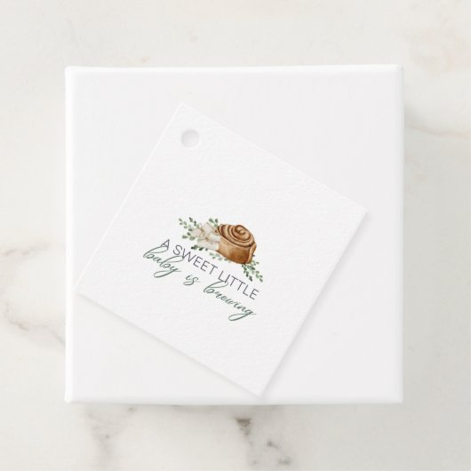 Baby wird gebäht geschenkanhänger (Beispiel)