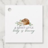 Baby wird gebäht geschenkanhänger (Vorderseite)