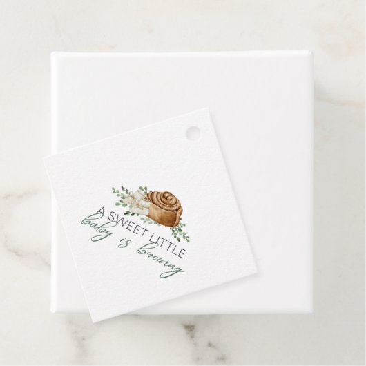 Baby wird gebäht geschenkanhänger (Beispiel)