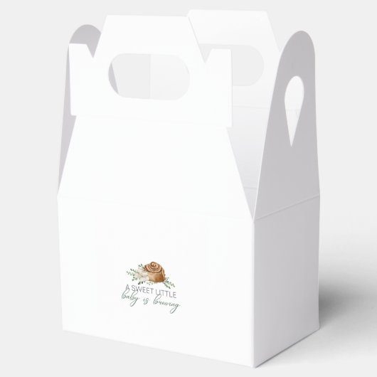 Baby wird gebäht geschenkschachtel (Geöffnet)