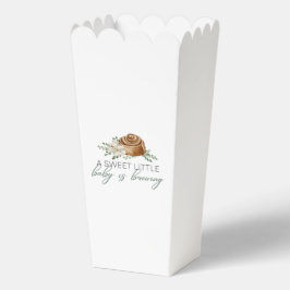 Baby wird gebäht geschenkschachtel