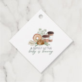 Baby wird gebraut geschenkanhänger (Vorderseite)