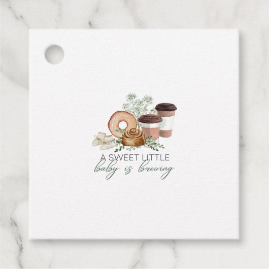 Baby wird gebraut geschenkanhänger (Vorderseite)