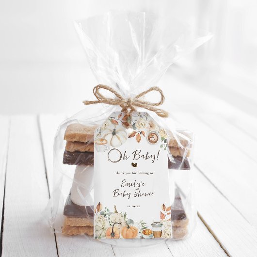 Baby wird gebraut | Herbstkaffee Babydusche Geschenkanhänger
