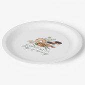 Baby wird gebraut pappteller (Schrägansicht)