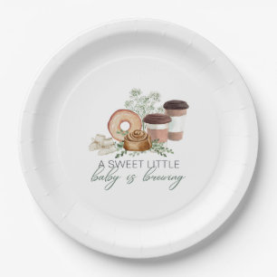 Baby wird gebraut pappteller