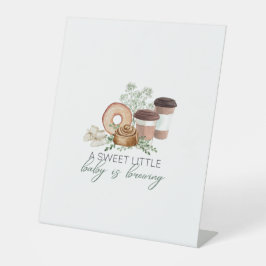 Baby wird gebraut sockelschild