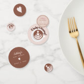 Baby wird Kaffee Brunch Baby Dusche Sprinkle Konfetti (Gruppe)