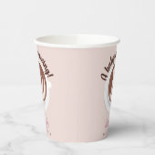 Baby wird Kaffee Brunch Baby Dusche Sprinkle Pappbecher (Links)