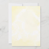 Baby wird Kaffee- und Babyflaschen-Babydusche zube Einladung (Rückseite)