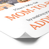 Baby wird Orange Envelope Station brauen Poster (Ecke)