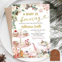 Baby wird Winterweihnachtsdusche brauen I