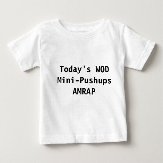 Baby WOD: Mini-Puffer T-shirt (Vorderseite)