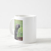 Baby-Wolf-Heulen Kaffeetasse (Vorderseite Links)