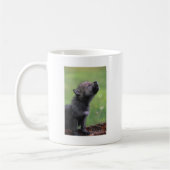 Baby-Wolf-Heulen Kaffeetasse (Links)