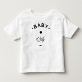 Baby Wolf Kleinkind T-shirt (Vorderseite)