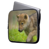 Baby-Wolf Laptopschutzhülle (Vorderseite Links)