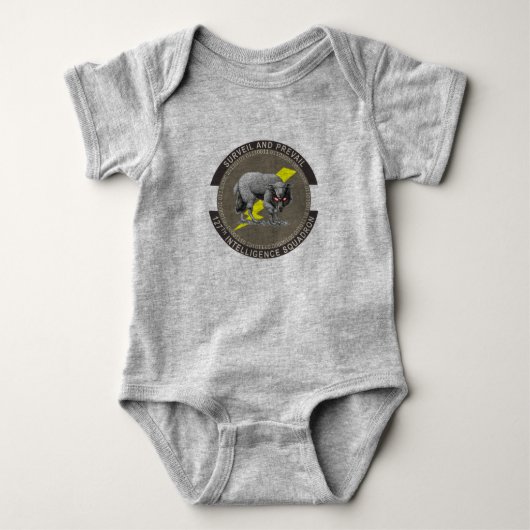 Baby Wolf Morale Onsie Strampler (Vorderseite)