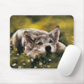Baby Wolf Mousepad (Mit Mouse)