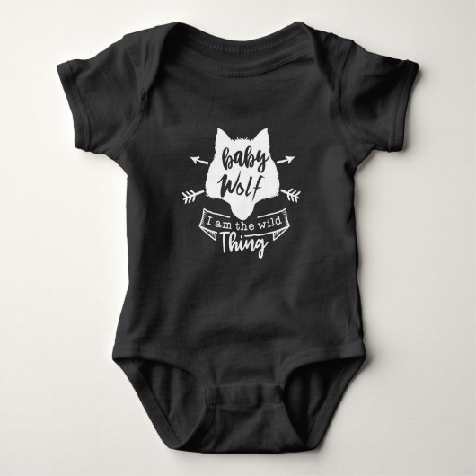 Baby Wolf Strampler (Vorderseite)
