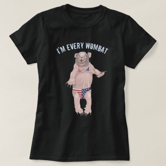 Baby Wombat T-Shirt (Design vorne)