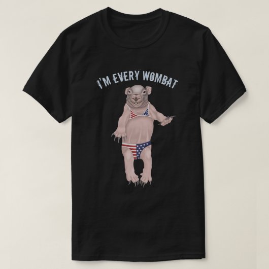 Baby Wombat T-Shirt (Design vorne)