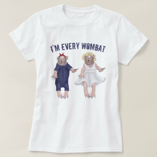 Baby Wombat T - Shirt (Design vorne)