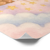 Baby Woodland Animals Celestial Kinderzimmer Wall Poster (Ecke)