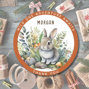 Baby Woodland Animals Favoriten Vielen Dank Gesche Runder Aufkleber