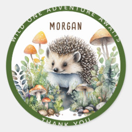 Baby Woodland Animals Favoriten Vielen Dank Gesche Runder Aufkleber