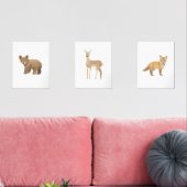 Baby Woodland Animals Kinderzimmer Dekoration Bilderwand Sets (Wohnzimmer)