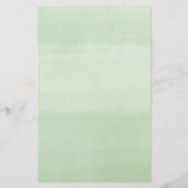 Baby word Rührei Baby Dusche Spiel Gold Grün (Rückseite)