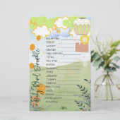 Baby Word Scramble Adventure Begin Hot Air Ballon (Stehend Vorderseite)